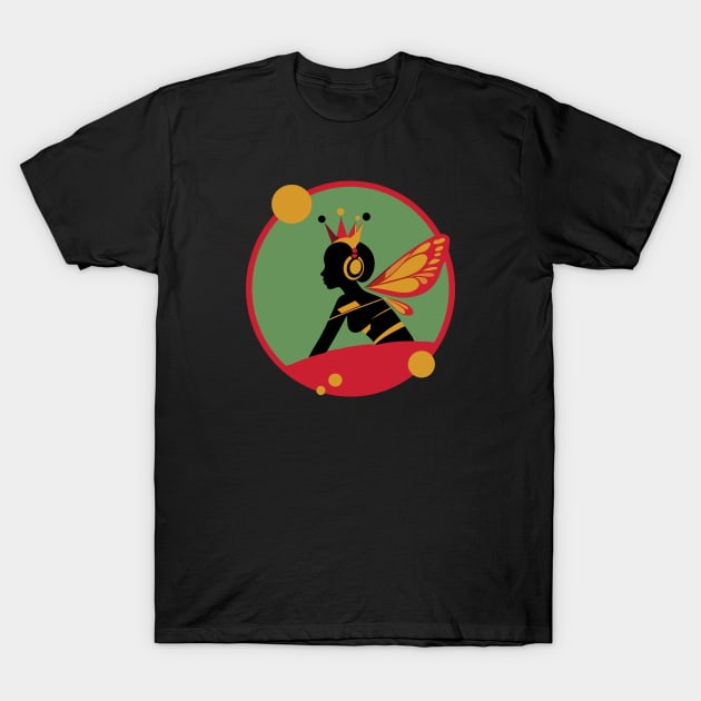 Fairy Queen DJ T-Shirt by ReggaeArtGifts